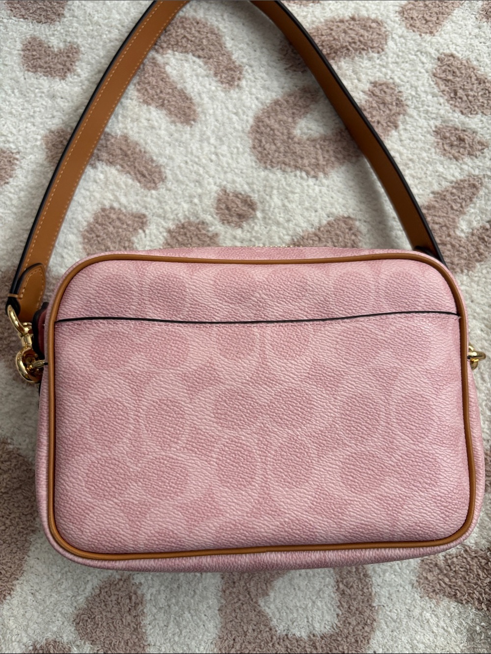 Coach Outlet mini Carey in powder pink authentic - Picture 3 of 10